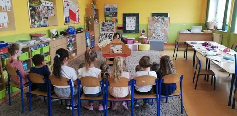 Biblioteka w Jelnej u przedszkolaków