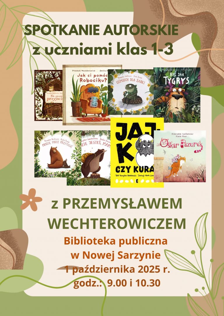 Spotkanie autorskie dla dzieci
