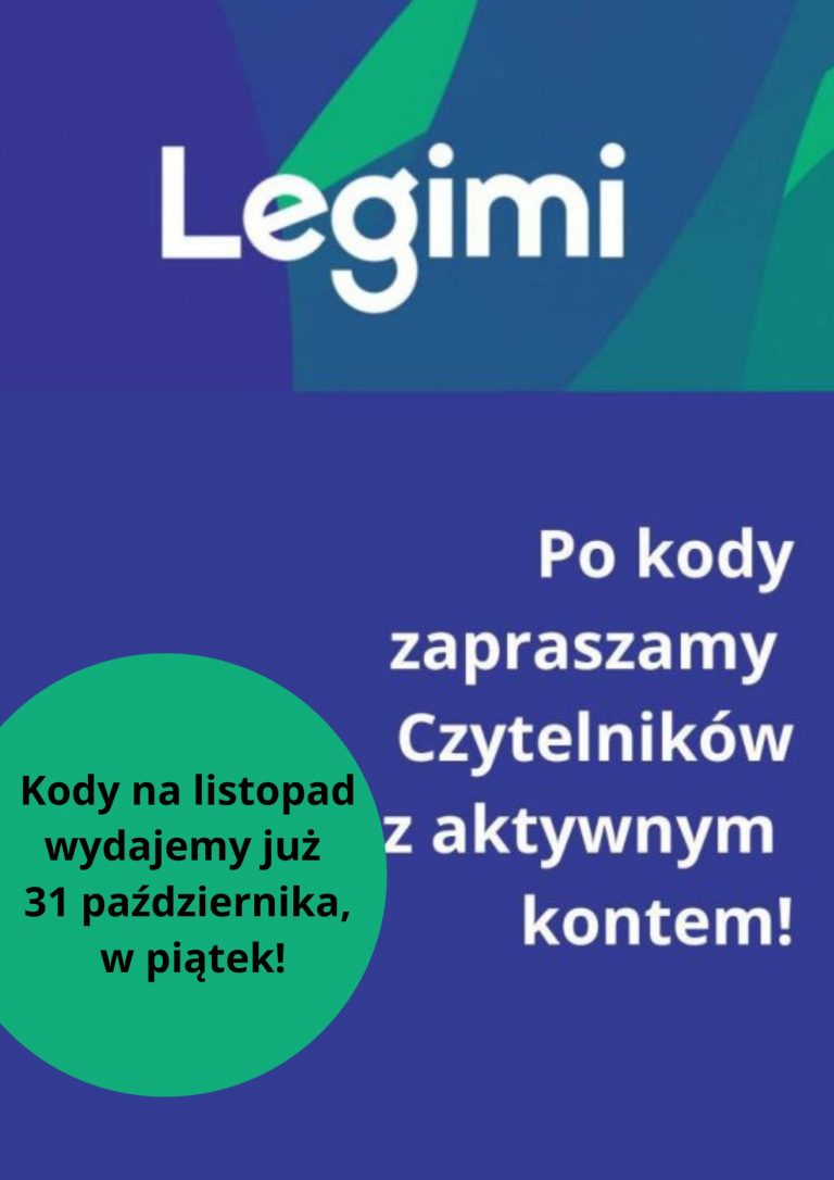 Kody LEGIMI na listopad