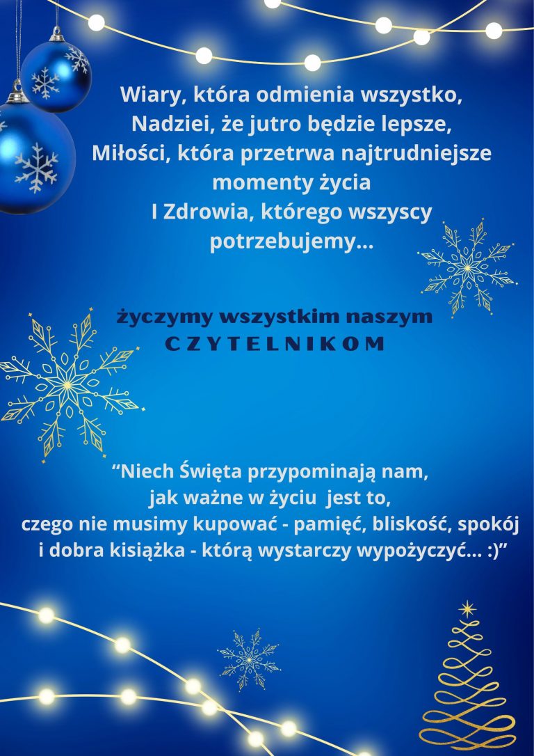 Życzenia świąteczne