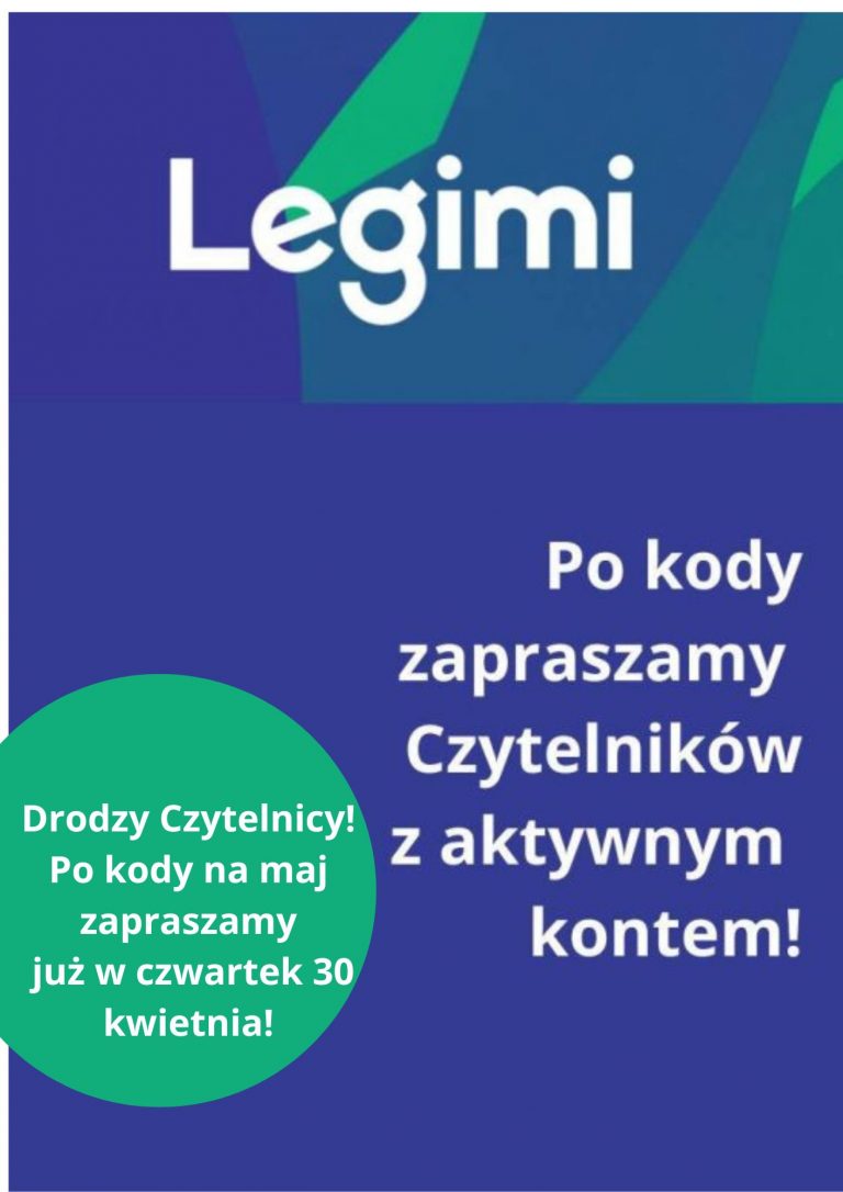 Kody Legimi na maj